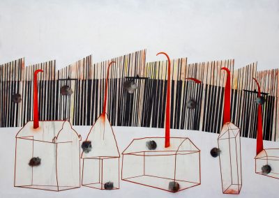 COLD TOWN Border (Wall-serie) 2023 43 x 57